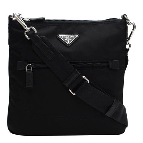 prada bag crossbody black|prada nylon cross body bags.